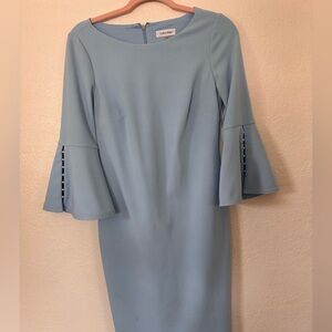 Elegant Blue Women's Dress
